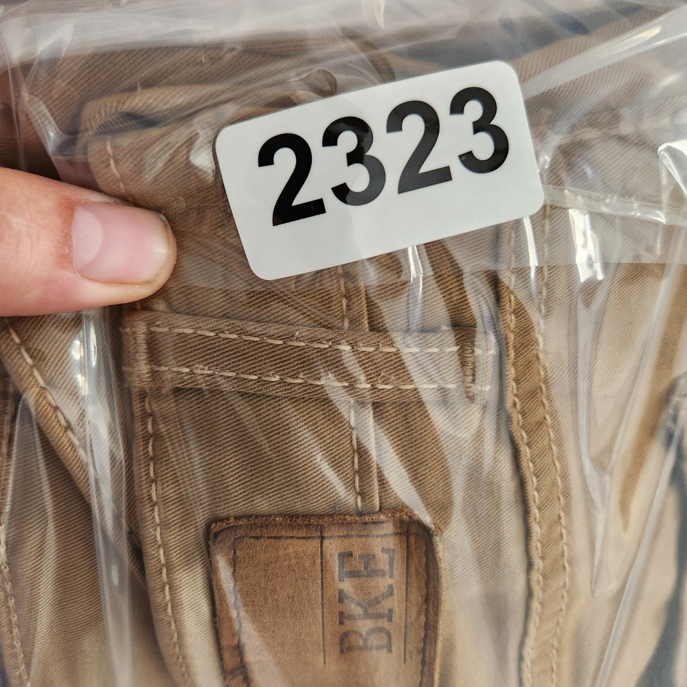 BKE Seth Straight Leg Khaki Pants Mens size 38x28 Tan Cotton Stretch Chino - Picture 12 of 12